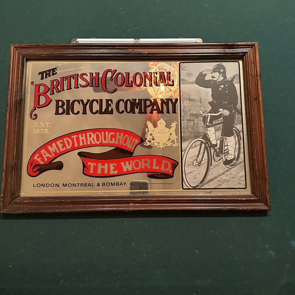 Vintage ad mirror